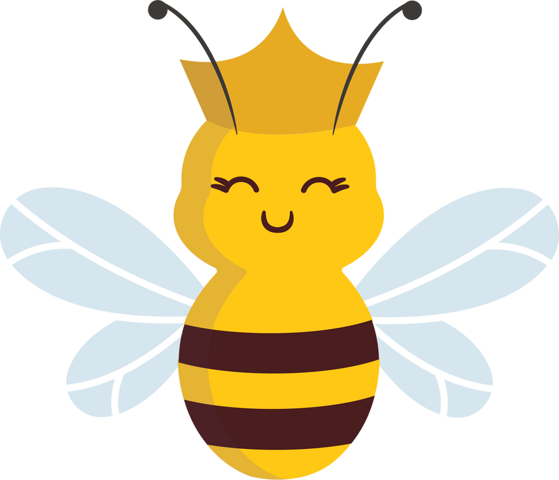 the illustration bee queen